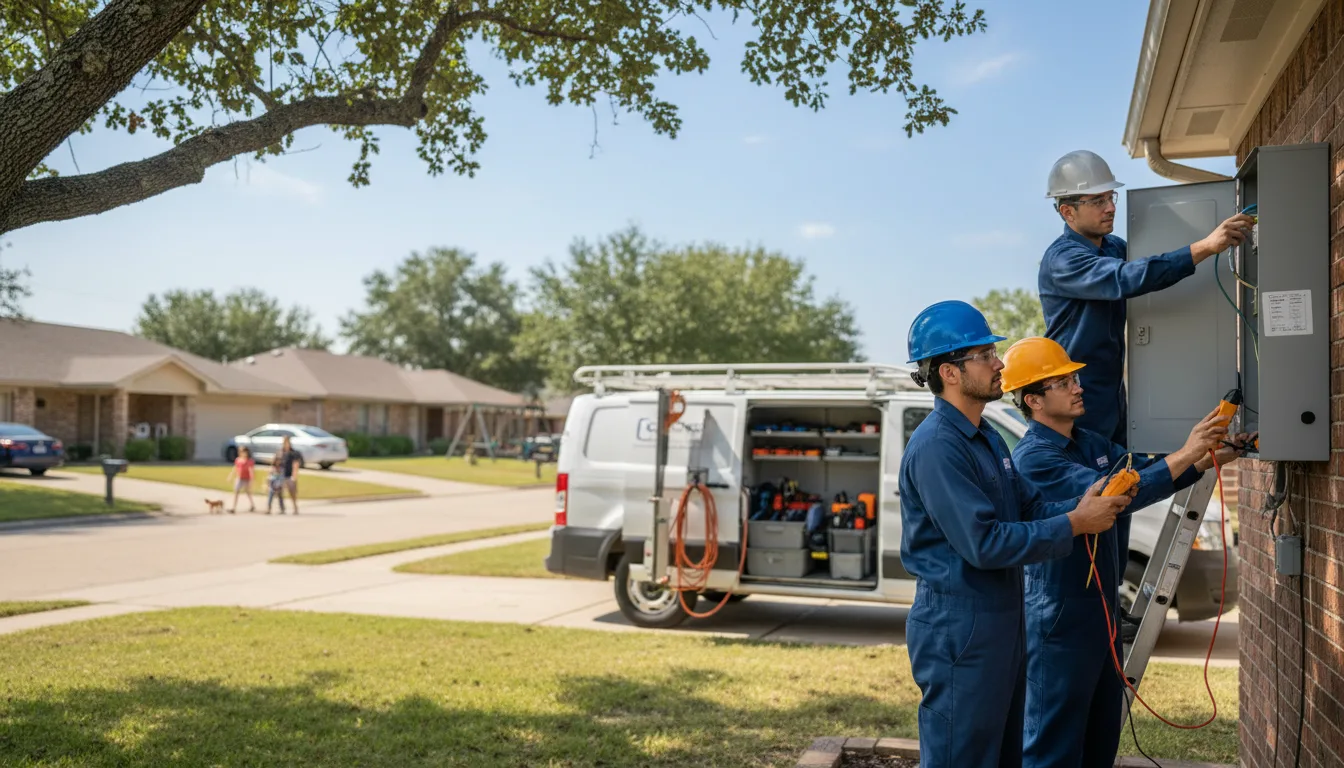 Certified electrician providing emergency electrical services in Delphia, KY
